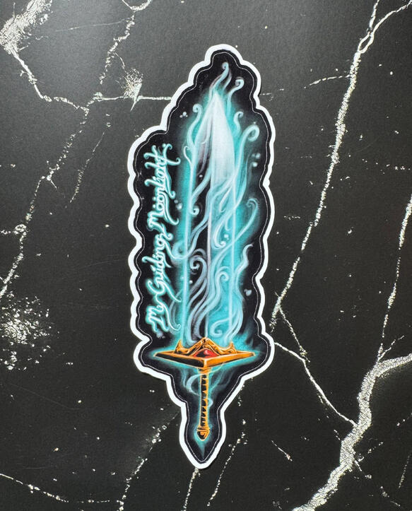 Moonlight Sword Sticker