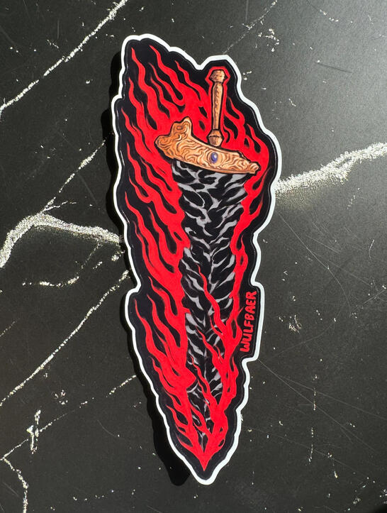 Maliketh's Blade Sticker