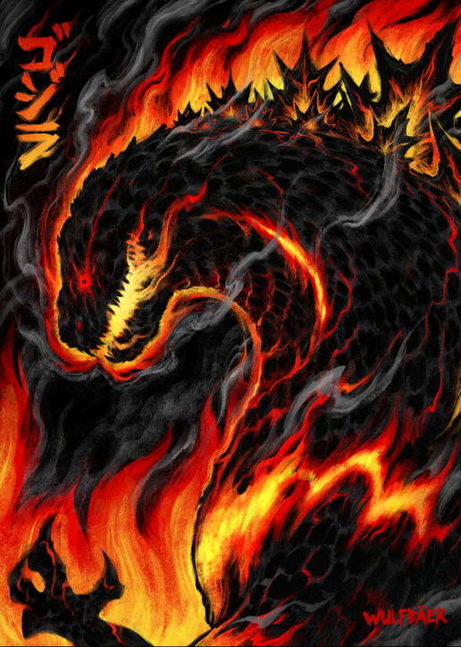 Burning Gojira