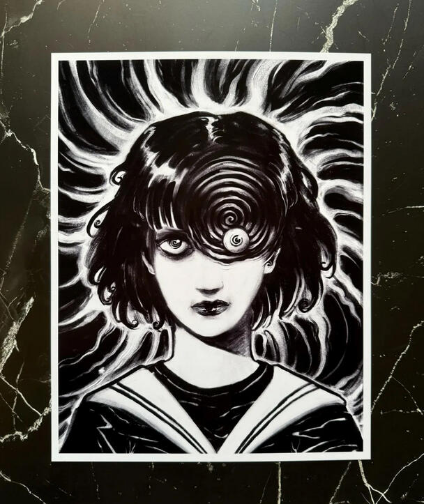 Spiral Girl 11x14 Print
